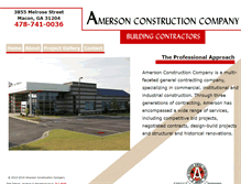 Tablet Screenshot of amersonconstruction.com